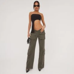 EGO Bandeau Dipped Asymmetric Hem Top In Black Slinky 9 EGO Bandeau Dipped Asymmetric Hem Top In Black Slinky -Sperrryego Store 02 05 23 jul92757 s