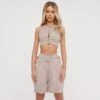 EGO Lace Up Toggle Detail Racer Crop Top In Taupe Ribbed 2 EGO Lace Up Toggle Detail Racer Crop Top In Taupe Ribbed -Sperrryego Store 15 12 2236596 copy