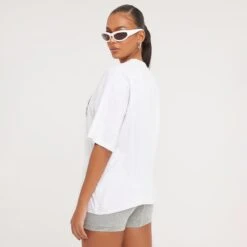 EGO Oversized 'Pilates' Slogan T-Shirt In Grey -Sperrryego Store 21 02 23 pam61478 s