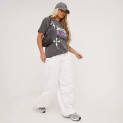 EGO Saint Sinner Graphic Print T-Shirt In Grey -Sperrryego Store 21 03 23 em70696 s