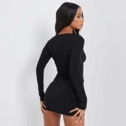 EGO Cut Out Mini Dress In Black 9 EGO Cut Out Mini Dress In Black -Sperrryego Store 26 11 21 946