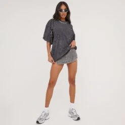 EGO Oversized Crucifix Detail T-Shirt In Grey 9 EGO Oversized Crucifix Detail T-Shirt In Grey -Sperrryego Store 27 04 23 jul90635 sq